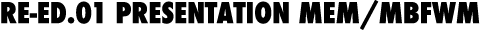 RE ED.01 PRESENTATION MEM/MBFWM